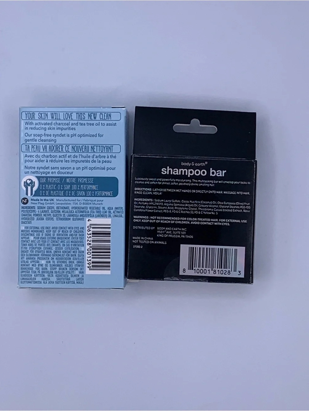 Face Bar and Shampoo Bar